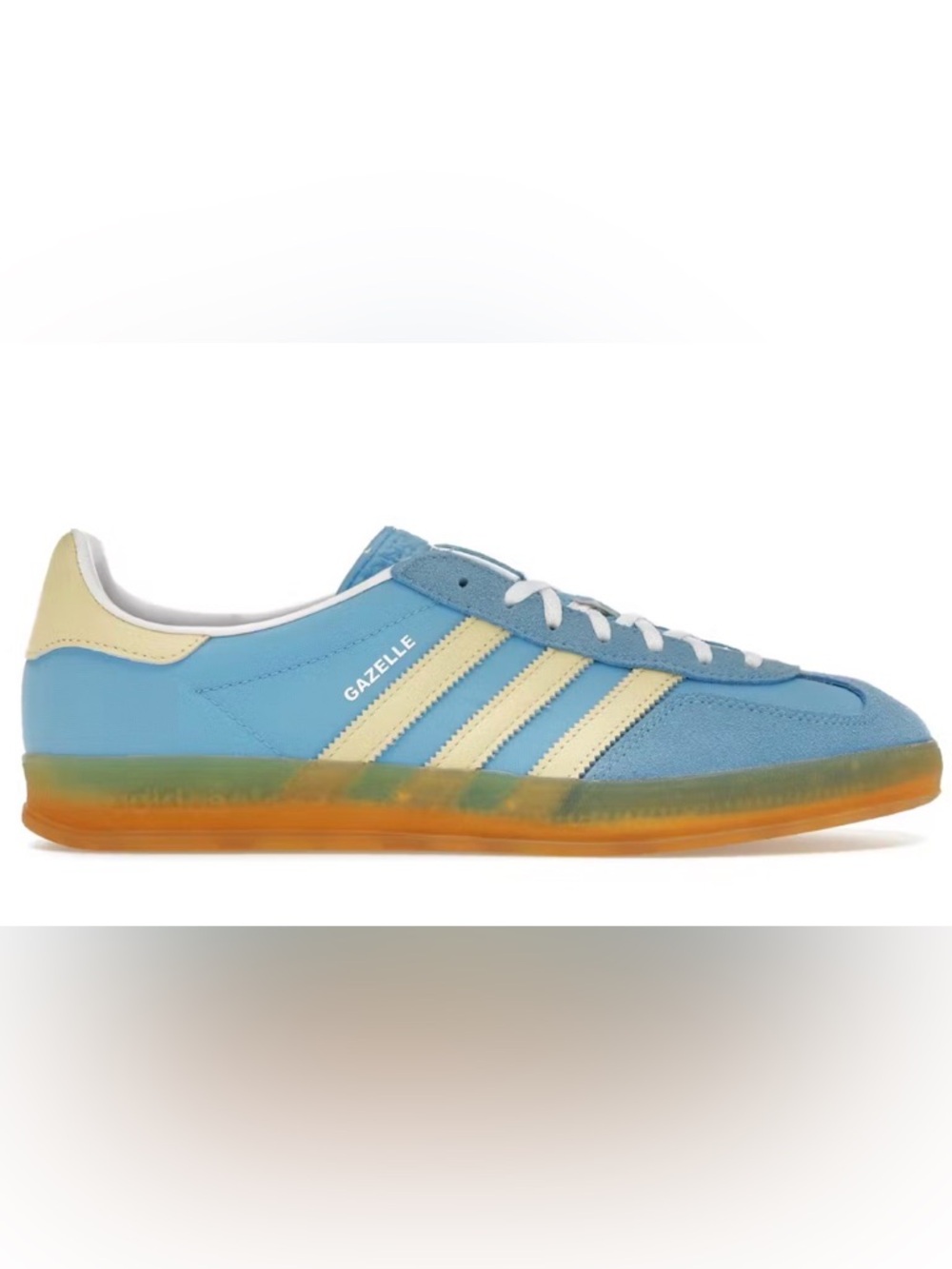 Adidas Gazelle Light Blue & Cream Casual Sneakers
